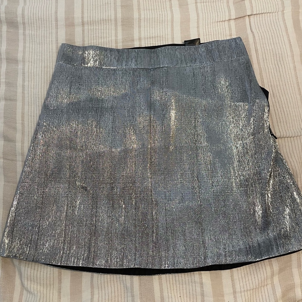 H&M Silver Skirt Never Used Size 12
